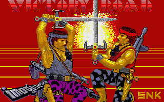 Victory Road title screen for Atari ST